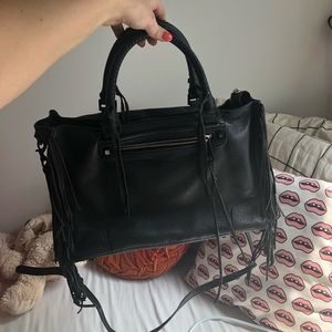 Rebecca Minkoff Black Fringe Handbag